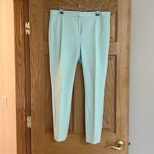Metaphor - Light Turquoise Blue Slim Pants - Size 12